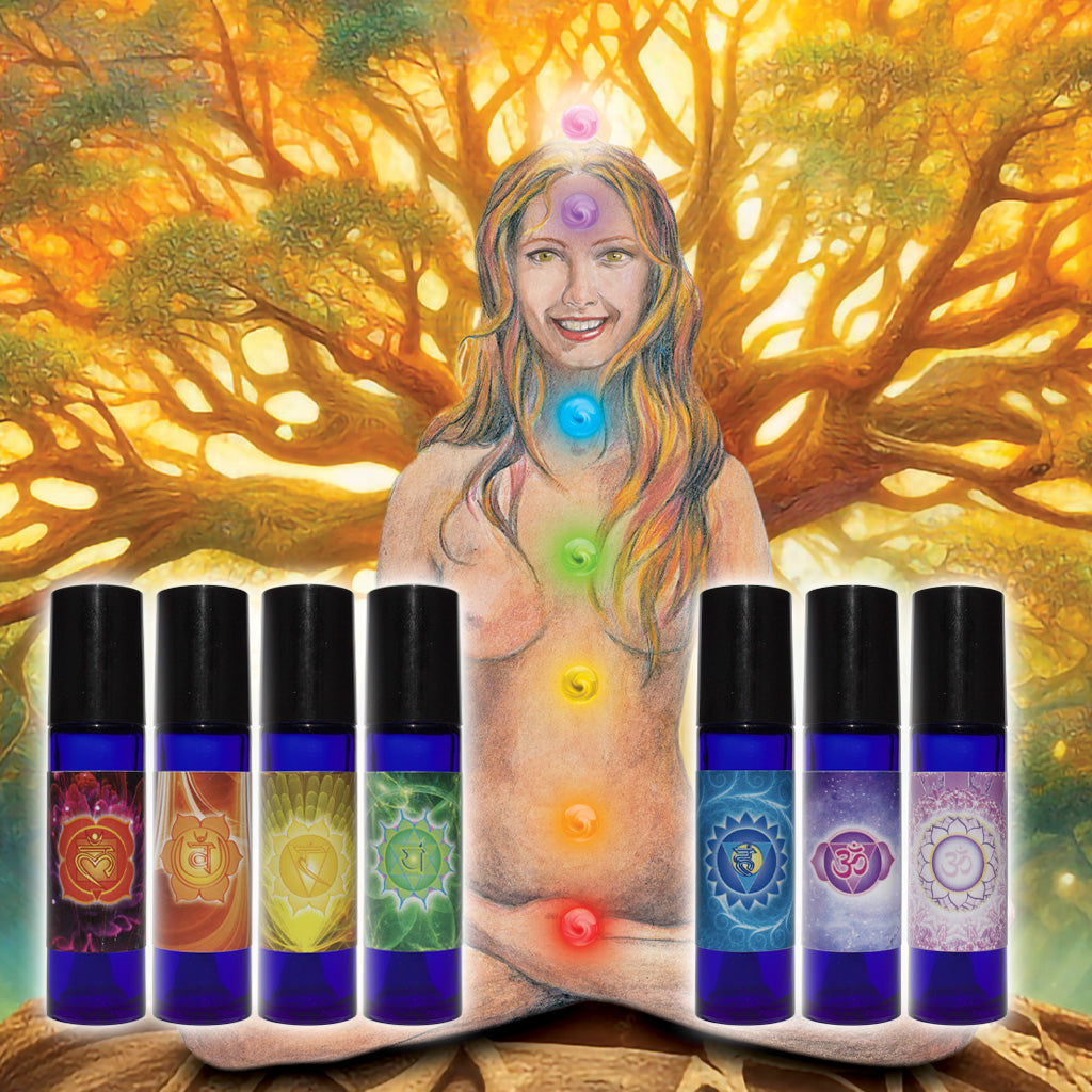 Chakra Perfume Set of Seven Perfumes