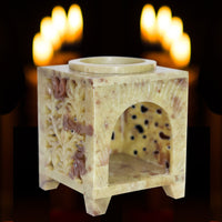 Essential Oil and Incense Burner - Square, Round Arch